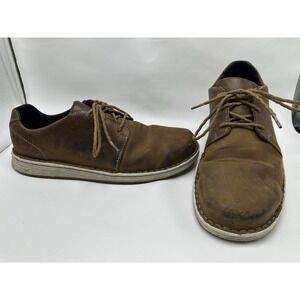 Irish Setter Kasson Brown Leather Safety Toe Shoes Mens 10 D 83114 Casual Office